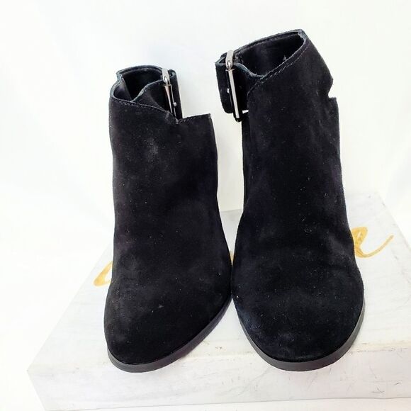 Carlos Hawthorne Leather Suede Ankle Boots - Picture 5 of 8